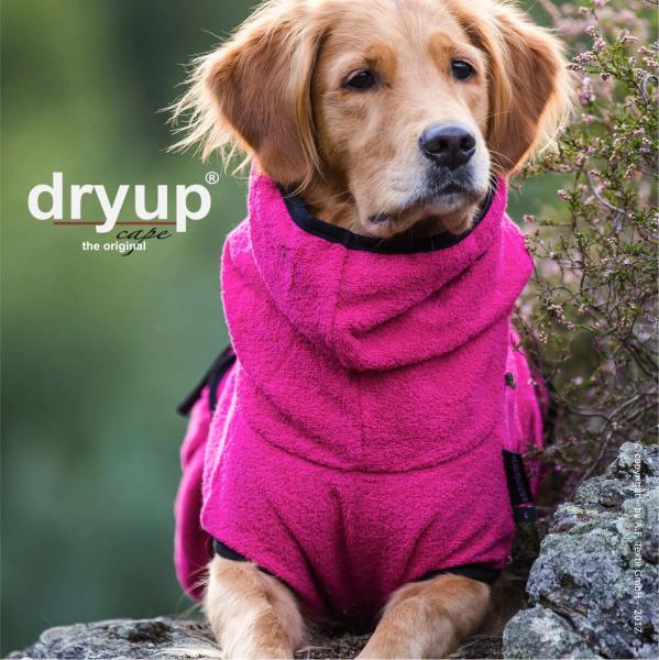 „Dryup Cape“ Trockencape - Hundebademantel pink